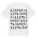 Kämpefallet ordlek t-shirt
