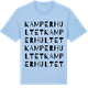 Blue Soul t-shirt med Kamperhultet ordlek t-shirt
