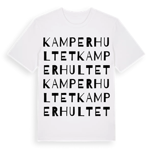 Kamperhultet ordlek t-shirt – ekologisk bomull t-shirt från Pinshirt