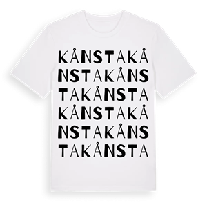 Kånsta ordlek t-shirt – ekologisk bomull t-shirt från Pinshirt