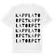 Kapplatorpet ordlek t-shirt