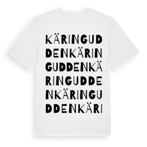 Käringudden ordlek t-shirt – ekologisk bomull t-shirt från Pinshirt