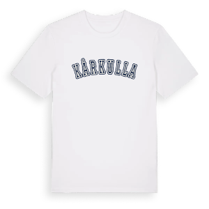 Kårkulla college t-shirt – ekologisk bomull t-shirt från Pinshirt