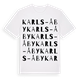 Karls-Åby ordlek t-shirt