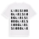 Karlsborg ordlek t-shirt