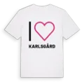 Jag älskar Karlsgård t-shirt stort tryck