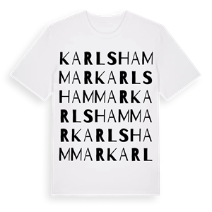 Karlshammar ordlek t-shirt – ekologisk bomull t-shirt från Pinshirt