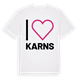 Jag älskar Karns t-shirt stort tryck