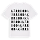 White t-shirt med Kärrboda ordlek t-shirt