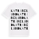Katrinelund ordlek t-shirt
