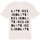 Vintage White t-shirt med Katrinelund ordlek t-shirt