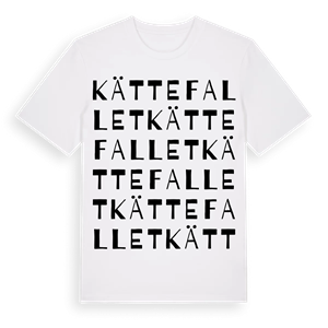 Kättefallet ordlek t-shirt – ekologisk bomull t-shirt från Pinshirt