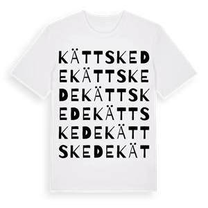 Kättskede ordlek t-shirt – ekologisk bomull t-shirt från Pinshirt