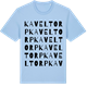 Blue Soul t-shirt med Kaveltorp ordlek t-shirt