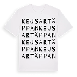 Kejsartäppan ordlek t-shirt – ekologisk bomull t-shirt från Pinshirt