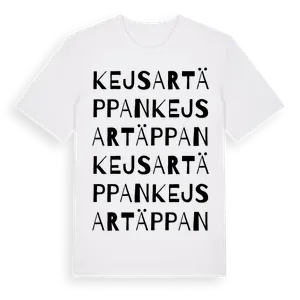 Kejsartäppan ordlek t-shirt – ekologisk bomull t-shirt från Pinshirt