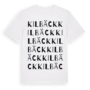 Kilbäck ordlek t-shirt – ekologisk bomull t-shirt från Pinshirt