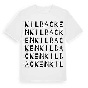 Kilbacken ordlek t-shirt – ekologisk bomull t-shirt från Pinshirt