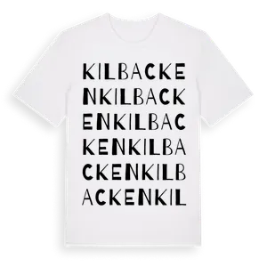 Kilbacken ordlek t-shirt – ekologisk bomull t-shirt från Pinshirt