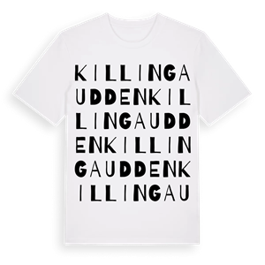 Killingaudden ordlek t-shirt – ekologisk bomull t-shirt från Pinshirt