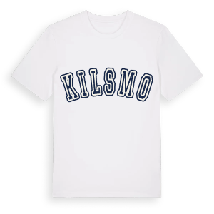 Kilsmo college t-shirt – ekologisk bomull t-shirt från Pinshirt
