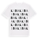 Kina ordlek t-shirt