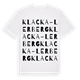 Klacka-Lerberg ordlek t-shirt