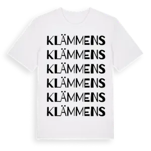 Klämmens ordlek t-shirt – ekologisk bomull t-shirt från Pinshirt