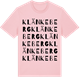 Pink Cotton t-shirt med Klänkeberg ordlek t-shirt