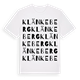 Klänkeberg ordlek t-shirt