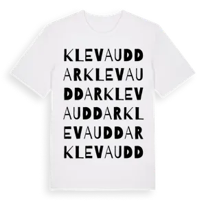 Kleva Uddar ordlek t-shirt – ekologisk bomull t-shirt från Pinshirt