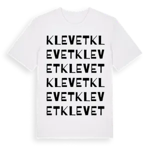 Klevet ordlek t-shirt – ekologisk bomull t-shirt från Pinshirt