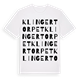 Klingertorpet ordlek t-shirt
