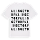 Klingetorp ordlek t-shirt