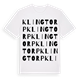 Klingtorp ordlek t-shirt