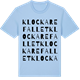 Blue Soul t-shirt med Klockarefallet ordlek t-shirt