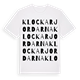 Klockarjordarna ordlek t-shirt