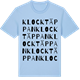 Blue Soul t-shirt med Klocktäppan ordlek t-shirt