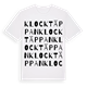 Klocktäppan ordlek t-shirt