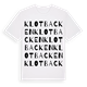 Klotbacken ordlek t-shirt