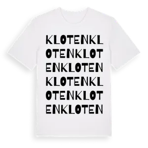 Kloten ordlek t-shirt – ekologisk bomull t-shirt från Pinshirt