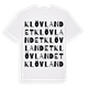 Klövlandet ordlek t-shirt