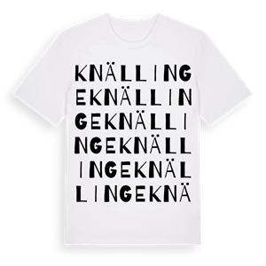 Knällinge ordlek t-shirt – ekologisk bomull t-shirt från Pinshirt