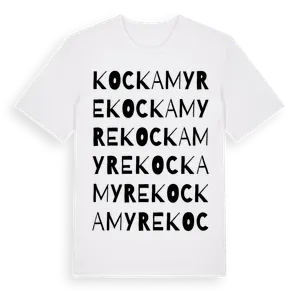 Kockamyre ordlek t-shirt – ekologisk bomull t-shirt från Pinshirt