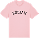 Pink Cotton t-shirt med Ködjan böjd t-shirt