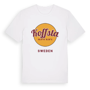 Koffsta cirkel t-shirt – ekologisk bomull t-shirt från Pinshirt