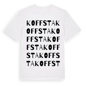 Koffsta ordlek t-shirt – ekologisk bomull t-shirt från Pinshirt