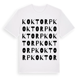 Koktorp ordlek t-shirt – ekologisk bomull t-shirt från Pinshirt