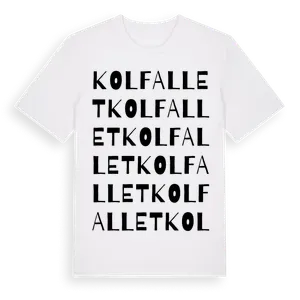 Kolfallet ordlek t-shirt – ekologisk bomull t-shirt från Pinshirt