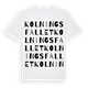 Kolningsfallet ordlek t-shirt